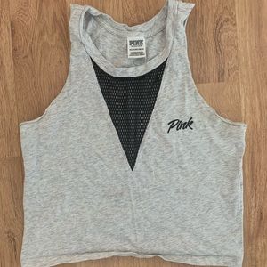 Victoria Secret Pink workout top with mesh